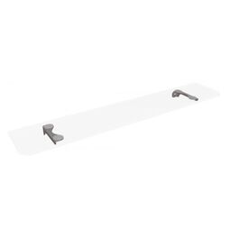Andex, Technic, ANDEX TECHNIC PÓŁKA SZKLANA 60 CM STAL NIERDZEWNA POLEROWANA (300/SG) 