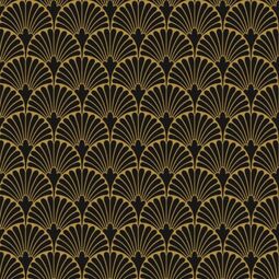 Aparici, Art-Deco, APARICI ART-DECO BLACK MANHATTAN NATURAL GRES REKTYFIKOWANY 29.75X29.75 