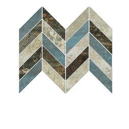 Aparici, Grunge, APARICI GRUNGE MIX MOZAIKA ESPIGA LAPPATO 22.5X32.5 