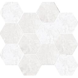 Aparici, Harlem, APARICI HARLEM WHITE HEXAGONAL MOZAIKA 28X30 