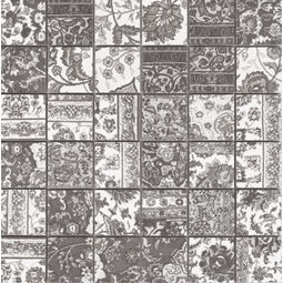 Aparici, Kilim, APARICI KILIM BLACK NATURAL 5X5 MOZAIKA 29.75X29.75 