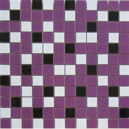 Aparici, Nordic, APARICI NORDIC MIX PURPLE 2.5X2.5 MOZAIKA 29.75X29.75 