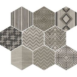 Ape Ceramica, Alabama, APE CERAMICA DECOWOOD SNOW MIX GRES 25X29 