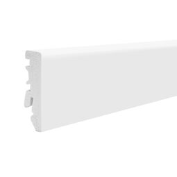 Barlinek, Listwy, BARLINEK LISTWA PRZYPODŁOGOWA PCV S60 BIAŁA (RAL90003) 220X5.7X1.34 (S6029551A) 