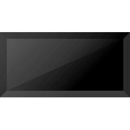 Bianca, Mix Slate, BIANCA CRYSTAL BLACK GLASS DEKOR 15X30 