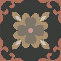 Carmen Ceramic Art, Dahlia, CARMEN CERAMIC ART DAHLIA DAY GRES 15X15 