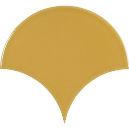 Carmen Ceramic Art, Dynamic, CARMEN CERAMIC ART DYNAMIC MOSTAZA ESCAMAS DEKOR 15.5X17 