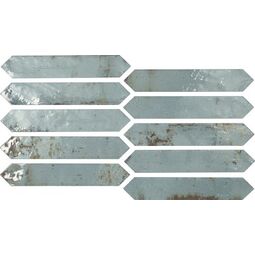 Carmen Ceramic Art, Grunge, CARMEN CERAMIC ART GRUNGE AQUA PICKET PŁYTKA ŚCIENNA 4.3X24.3 