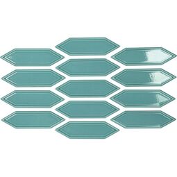 Carmen Ceramic Art, Hamptons, CARMEN CERAMIC ART COOPER ACQUA CRACKLED PŁYTKA ŚCIENNA 5X18 