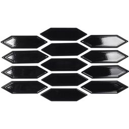 Carmen Ceramic Art, Hamptons, CARMEN CERAMIC ART COOPER NIGHT CRACKLED PŁYTKA ŚCIENNA 5X18 