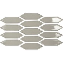 Carmen Ceramic Art, Hamptons, CARMEN CERAMIC ART COOPER SMOKE CRACKLED PŁYTKA ŚCIENNA 5X18 