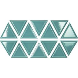 Carmen Ceramic Art, Hamptons, CARMEN CERAMIC ART FOSTER ACQUA CRACKLED PŁYTKA ŚCIENNA 11X13 