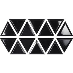 Carmen Ceramic Art, Hamptons, CARMEN CERAMIC ART FOSTER NIGHT CRACKLED PŁYTKA ŚCIENNA 11X13 