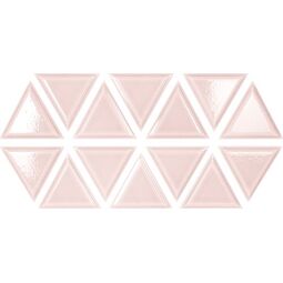 Carmen Ceramic Art, Hamptons, CARMEN CERAMIC ART FOSTER PINK CRACKLED PŁYTKA ŚCIENNA 11X13 