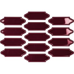 Carmen Ceramic Art, Hamptons, CARMEN CERAMIC ART HAVENS CHERRY PŁYTKA ŚCIENNA 5X15 