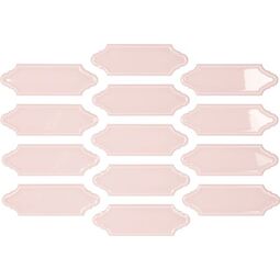 Carmen Ceramic Art, Hamptons, CARMEN CERAMIC ART HAVENS PINK PŁYTKA ŚCIENNA 5X15 