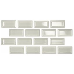 Carmen Ceramic Art, Hamptons, CARMEN CERAMIC ART ORIENT MIST CRACKLED PŁYTKA ŚCIENNA 6.5X13 