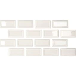 Carmen Ceramic Art, Hamptons, CARMEN CERAMIC ART TIANA SNOW PŁYTKA ŚCIENNA 6.5X13 