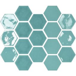 Carmen Ceramic Art, Memories, CARMEN CERAMIC ART KISSES ACQUA PŁYTKA ŚCIENNA 12X13.8 