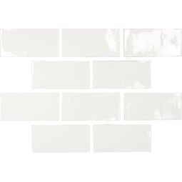 Carmen Ceramic Art, Memories, CARMEN CERAMIC ART MEMORIES WHITE PŁYTKA ŚCIENNA 6.5X13 