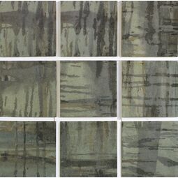 Carmen Ceramic Art, Raku, CARMEN CERAMIC ART RAKU GREEN GRES 13.8X13.8 