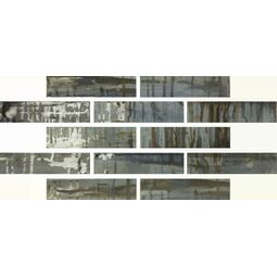 Carmen Ceramic Art, Raku, CARMEN CERAMIC ART RAKU GREEN PŁYTKA ŚCIENNA 7.5X30 