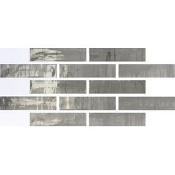 Carmen Ceramic Art, Raku, CARMEN CERAMIC ART RAKU GREY PŁYTKA ŚCIENNA 7.5X30 