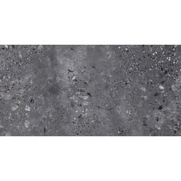 Netto, Terazzo, NETTO TERAZZO ANTHRACITE LUSTER MATT GRES REKTYFIKOWANY 60X120 