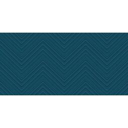 Ceramika Color, Blue, CERAMIKA COLOR BLUE MAT CHEVRON PŁYTKA ŚCIENNA 30X60 