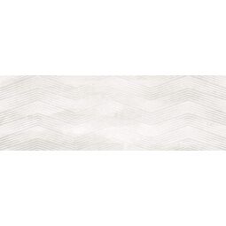 Ceramika Color, Spectre, CERAMIKA COLOR SPECTRE WHITE GEO DEKOR 25X75 