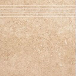 Ceramika Gres, Alpino, CERAMIKA GRES ALPINO ALP 02 KREM GRES STOPNICA 33X33 
