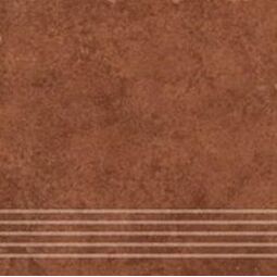 Ceramika Gres, Riva, CERAMIKA GRES RIVA RIV 07 BRĄZ STOPNICA 33X33 