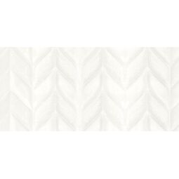 Ceramstic, Roteo, CERAMSTIC ROTEO BIANCO CHEVRON PŁYTKA ŚCIENNA 30X60 (GL.249F.WL) 