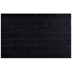 Cerrad, Nero, CERRAD NERO GŁADKA ELEWACJA SZKLIWIONA 6.5X24.5 