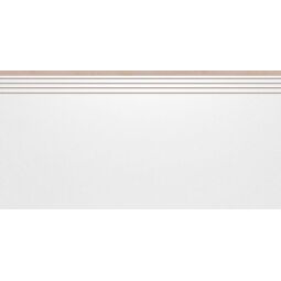 Cerrad - New Design, Cambia, CERRAD CAMBIA WHITE STOPNICA LAPPATO REKTYFIKOWANA 29.7X59.7X0.8 