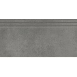 Cerrad - New Design, Concrete, CERRAD CONCRETE GRAPHITE STOPNICA REKTYFIKOWANA 29.7X59.7 