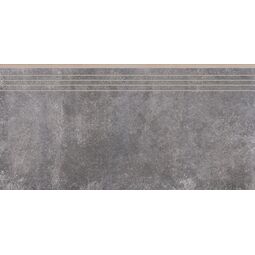 Cerrad - New Design, Montego, CERRAD MONTEGO ANTRACYT STOPNICA 29.7X59.7 