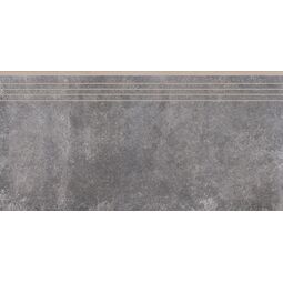 Cerrad - New Design, Montego, CERRAD MONTEGO ANTRACYT STOPNICA 39.7X79.7 