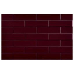 Cerrad, Szkliwione, CERRAD WIŚNIOWA GŁADKA ELEWACJA SZKLIWIONA 6.5X24.5 