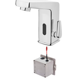 Deante, Sensor, DEANTE SENSOR BATERIA UMYWALKOWA BEZDOTYKOWA Z REGULACJĄ TEMPERATURY - 4XAA 