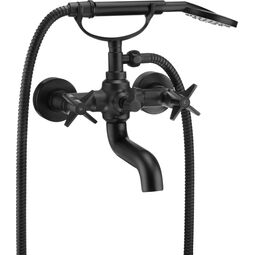 Deante, Temisto, DEANTE TEMISTO BATERIA WANNOWA Z ZESTAWEM PRYSZNICOWYM 