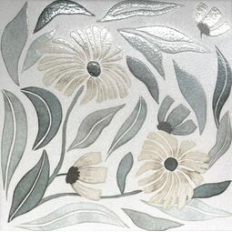 Decus, Verso, DECUS VERSO FLORAL SALVIA GRES 20X20 