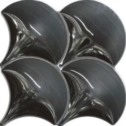 Decus, Escama, DECUS ESCAMA BLACK PŁYTKA ŚCIENNA 21X21 