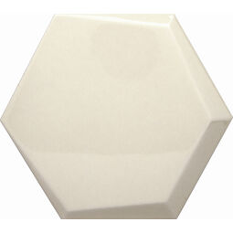 Decus, Hexagono Cuna, DECUS HEXAGONO CUNA CREMA BRILLO PŁYTKA ŚCIENNA 15X17 