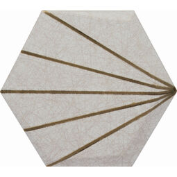Decus, Hexagono Cuna, DECUS HEXAGONO CUNA CREMA LINE DEKOR 15X17 