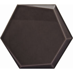 Decus, Hexagono Cuna, DECUS HEXAGONO CUNA GRAFITO BRILLO PŁYTKA ŚCIENNA 15X17 