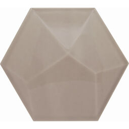 Decus, Hexagono Piramidal, DECUS HEXAGONO PIRAMIDAL NUDE BRILLO PŁYTKA ŚCIENNA 15X17 
