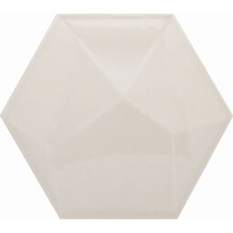 Decus, Hexagono Piramidal, DECUS HEXAGONO PIRAMIDAL PERLA BRILLO PŁYTKA ŚCIENNA 15X17 