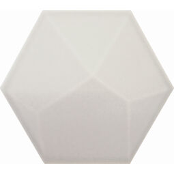 Decus, Hexagono Piramidal, DECUS HEXAGONO PIRAMIDAL PERLA MATE PŁYTKA ŚCIENNA 15X17 