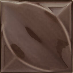 Decus, Hoja, DECUS HOJA CHOCOLATE BRILLO PŁYTKA ŚCIENNA 15X15 